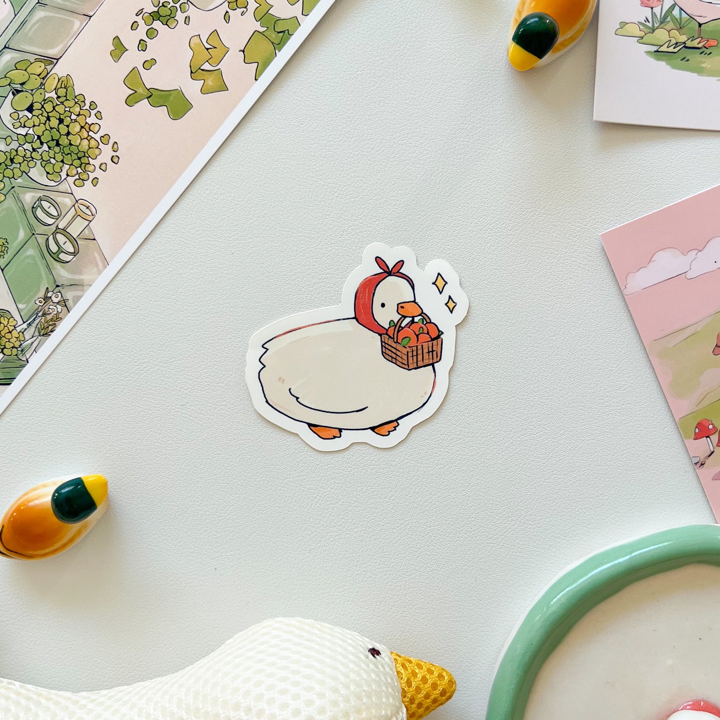 picnic duck sticker