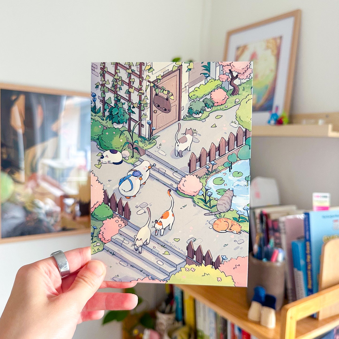 "springtime stroll" print