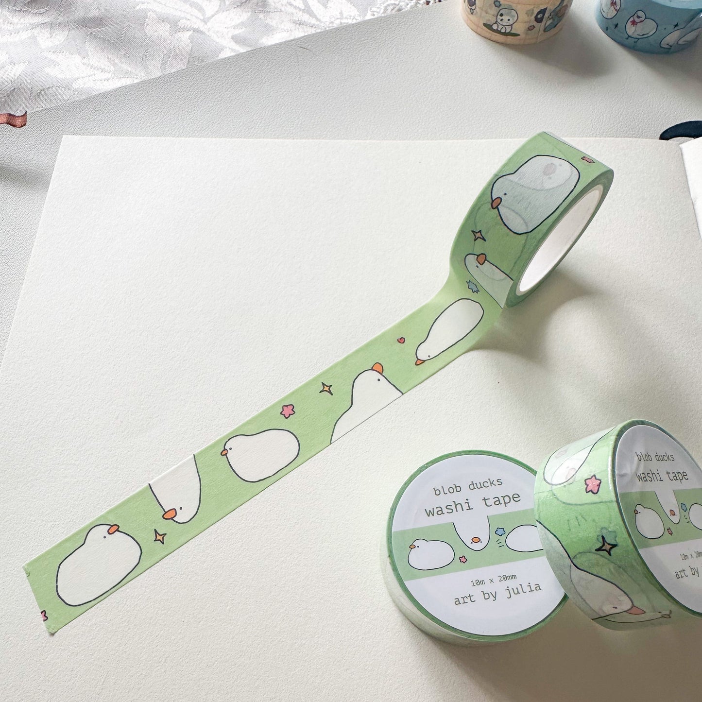 blob ducks washi tape