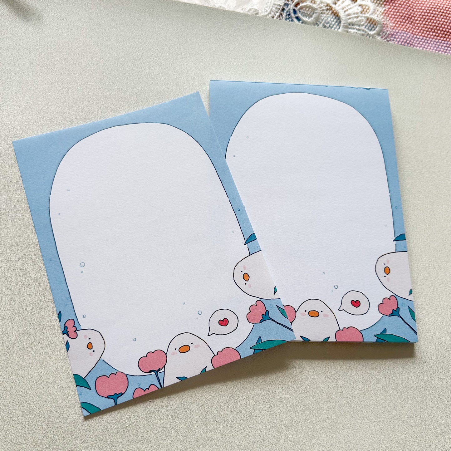 duck pond memo pad