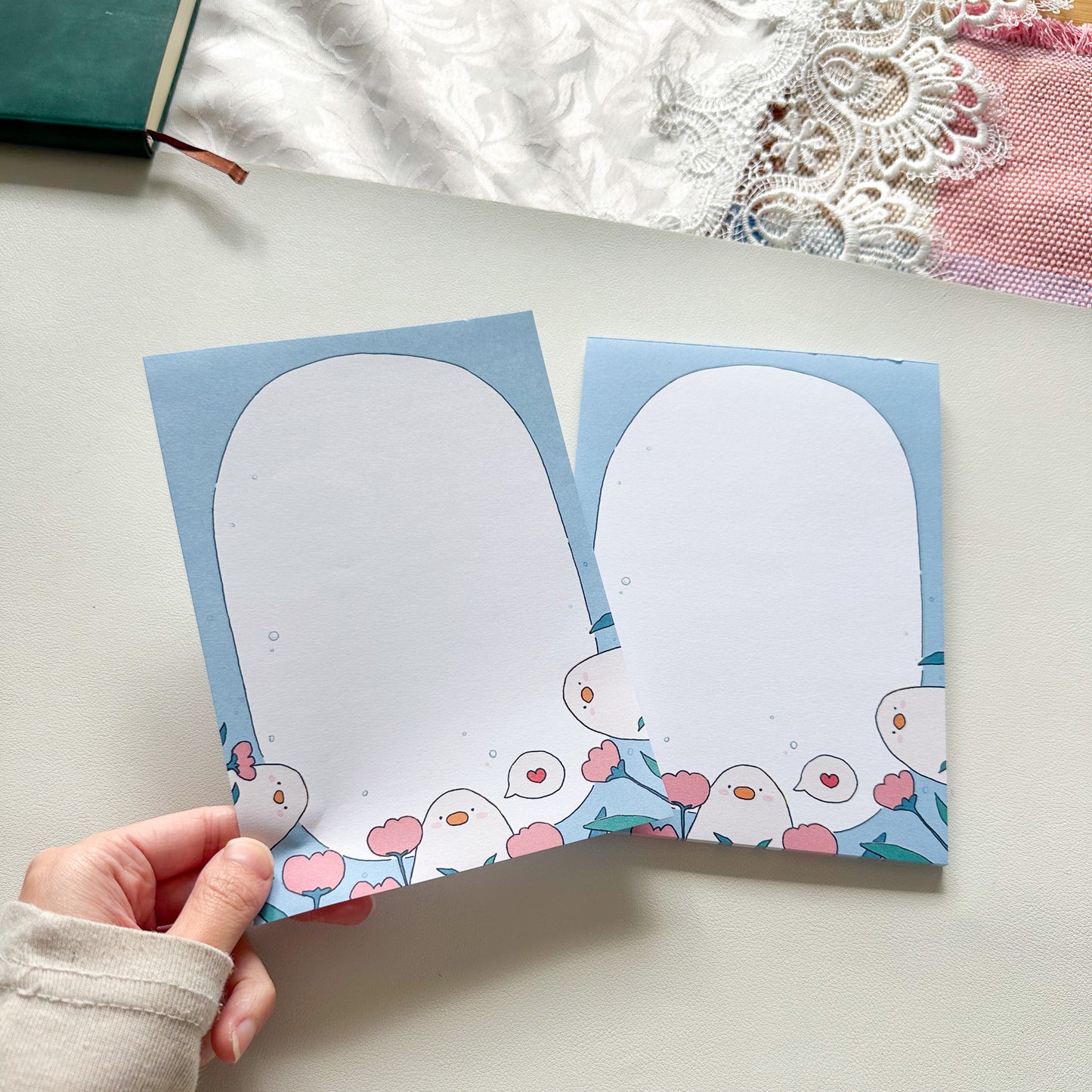 duck pond memo pad