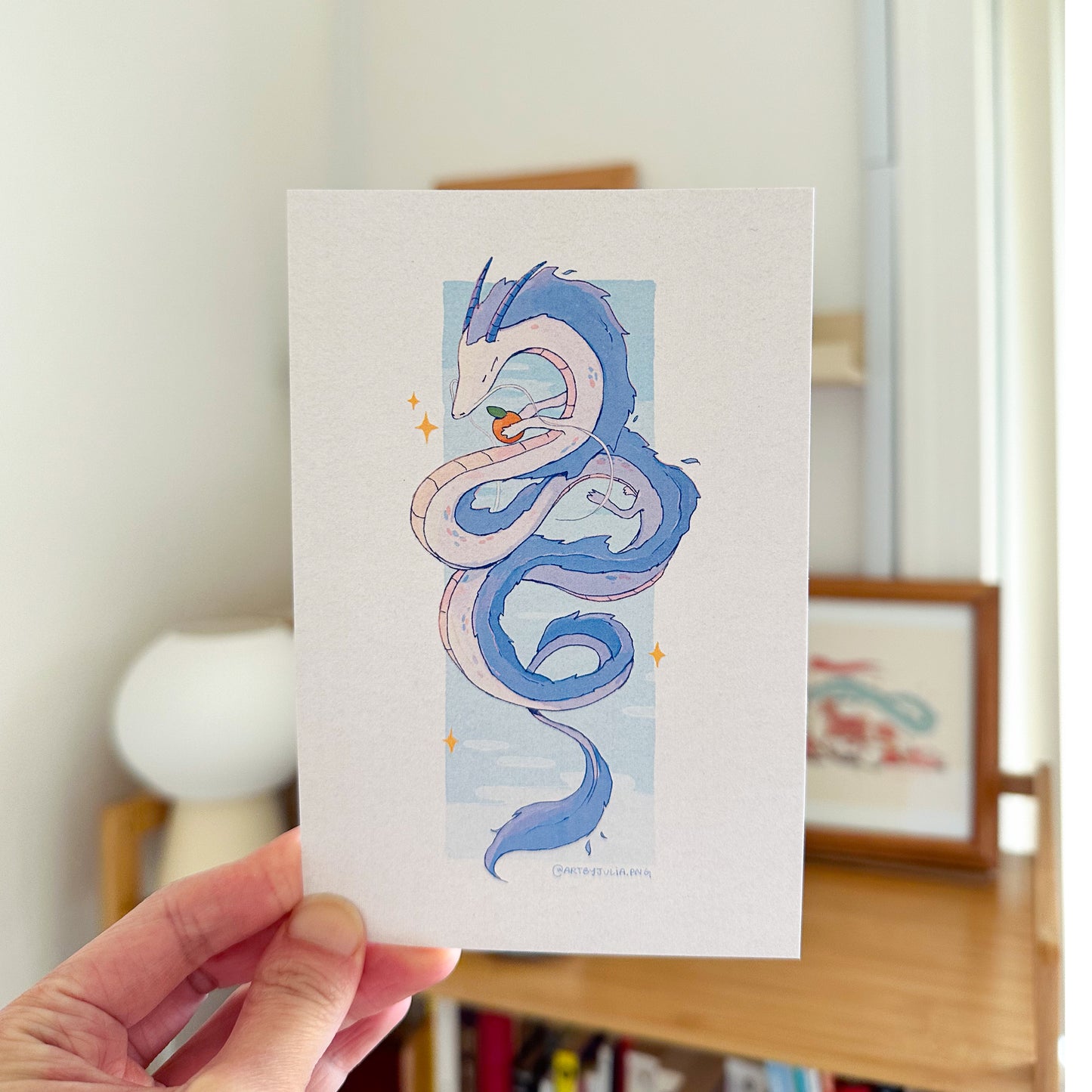year of the dragon print