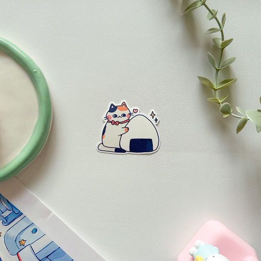onigiri cat sticker