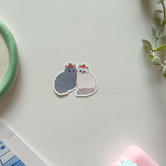 cat besties sticker