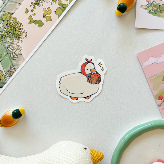 picnic duck sticker