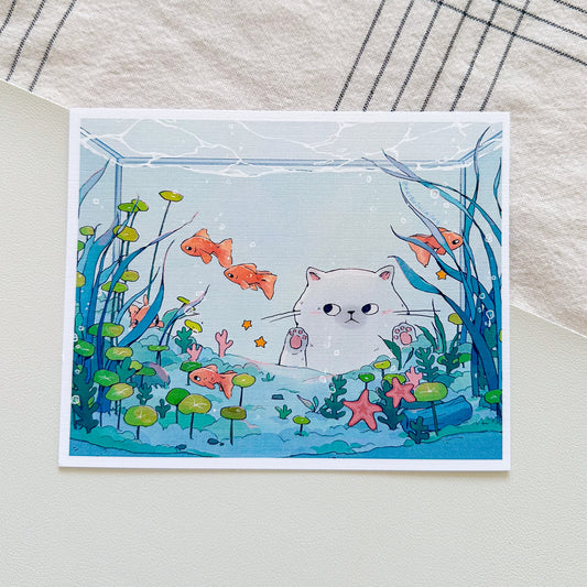 gone fishing print