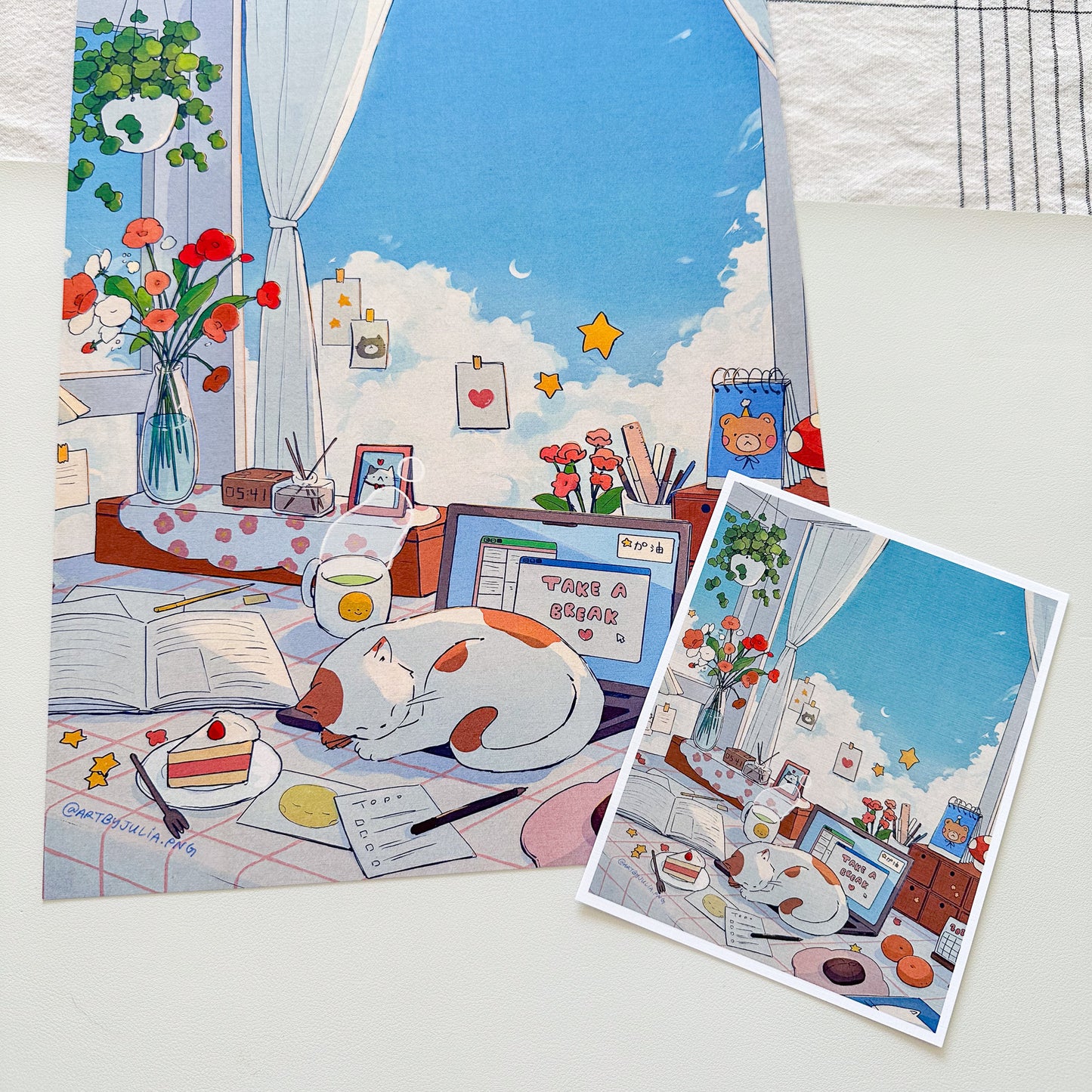 take a break print