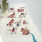 "horsing around" sticker sheet