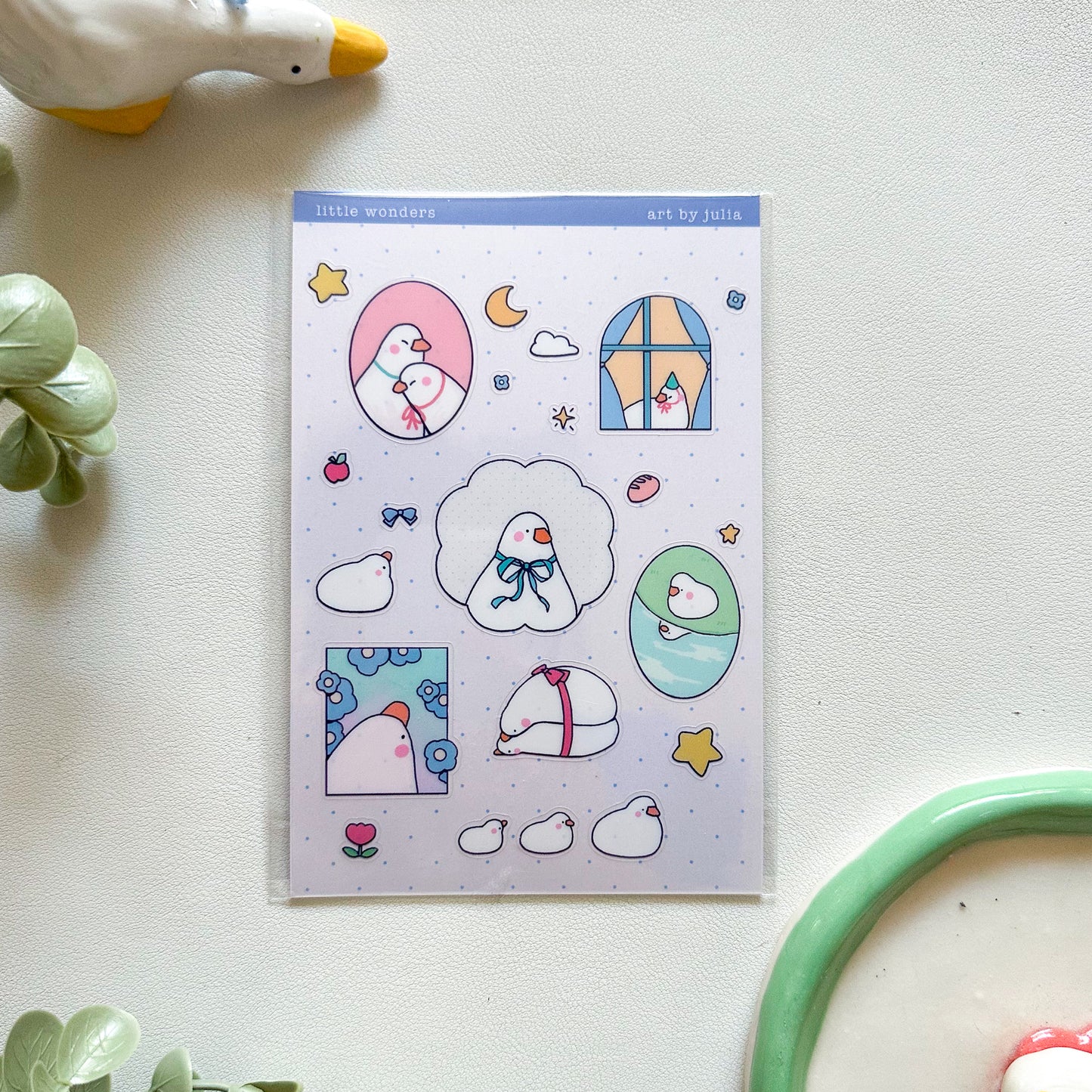 "little wonders" sticker sheet
