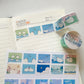 "adventures with you" stamp washi tape