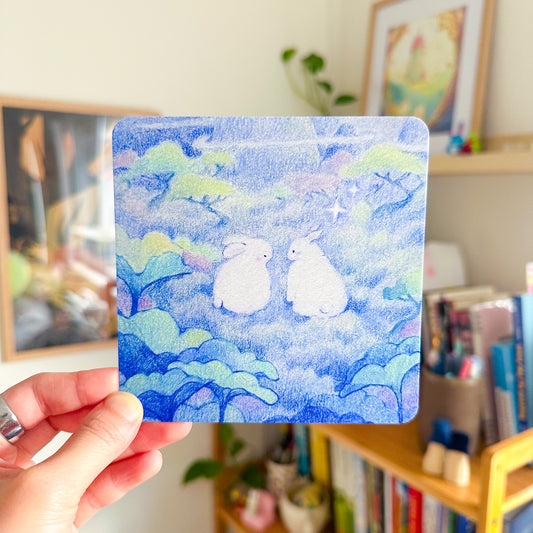 "moon garden" print