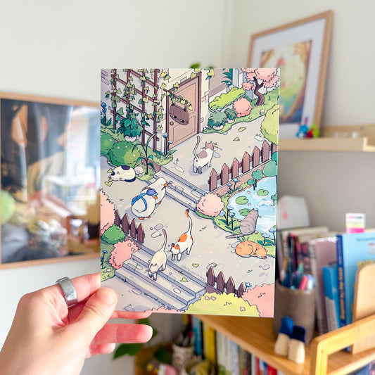 "springtime stroll" print