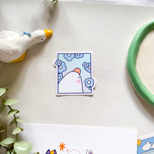 "lovely flowers" sticker