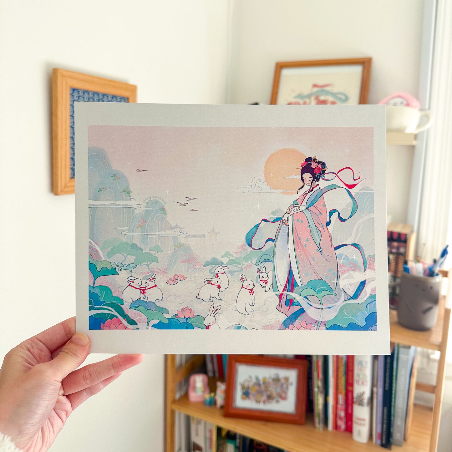 chang'e and her bunnies