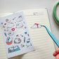 picnic ducks sticker sheet