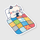 doomscrolling cat sticker