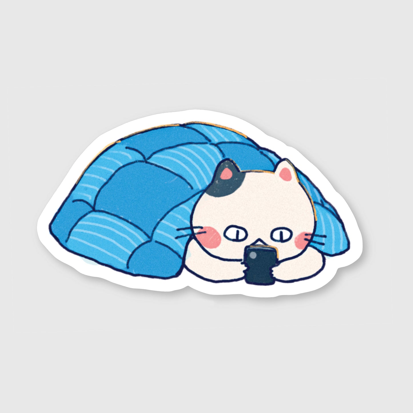 cave cat sticker