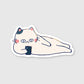 lazy cat sticker
